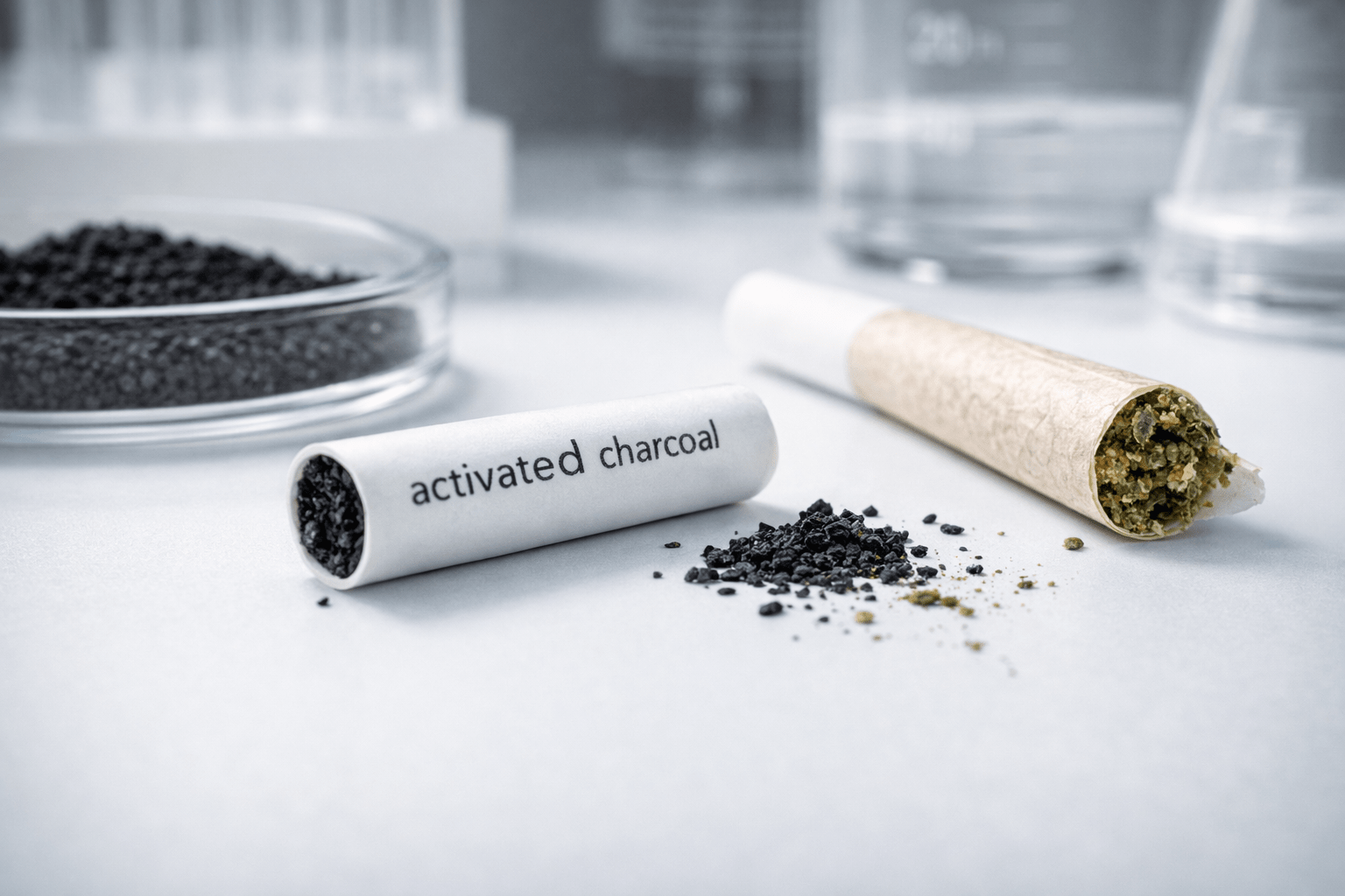 Aktivkohlefilter beim Joint: - Golden Leaf Culture