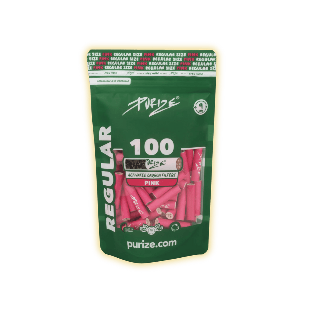 PURIZE Regular Size 9mm (100er Beutel) Aktivkohlefilter kaufen - Golden Leaf Culture