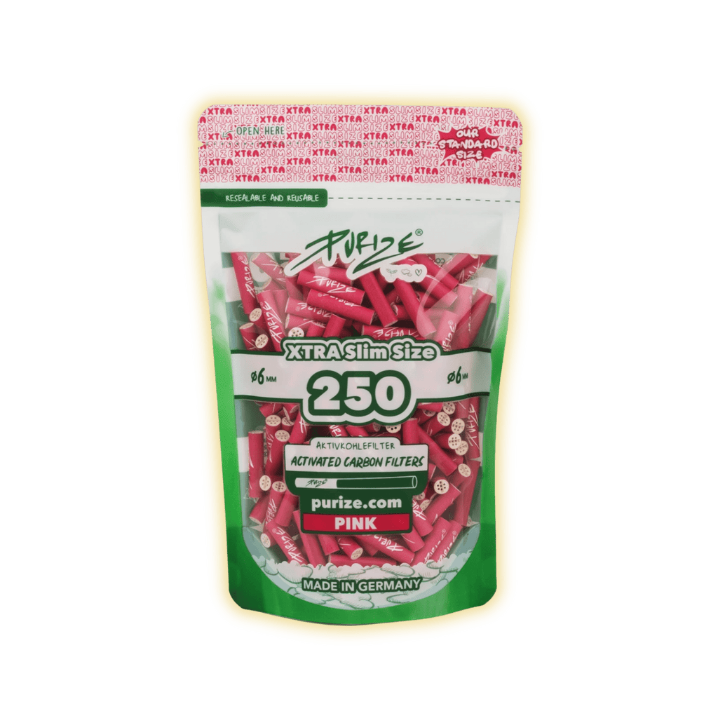 PURIZE XTRA Slim Size 6mm (250er Beutel) Aktivkohlefilter kaufen - Golden Leaf Culture