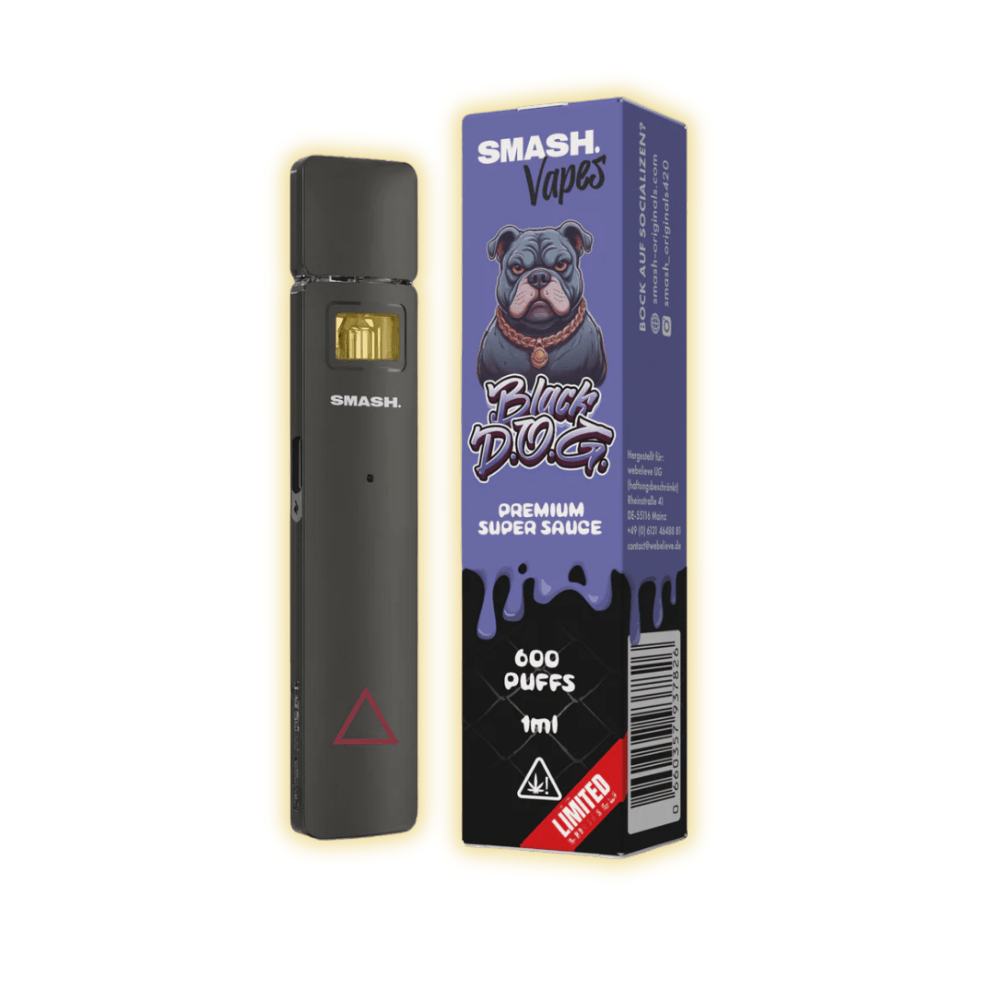 Smash SuperSauce Vape Black D.O.G. Vape kaufen - Golden Leaf Culture