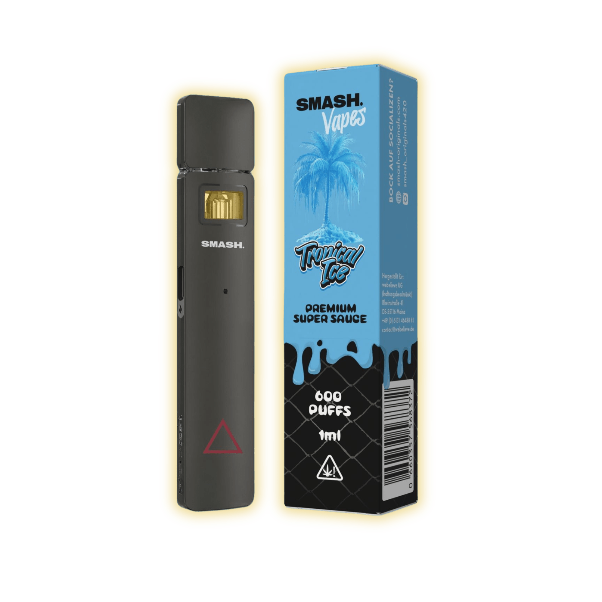 Smash SuperSauce Vape Tropical Ice Vape kaufen - Golden Leaf Culture