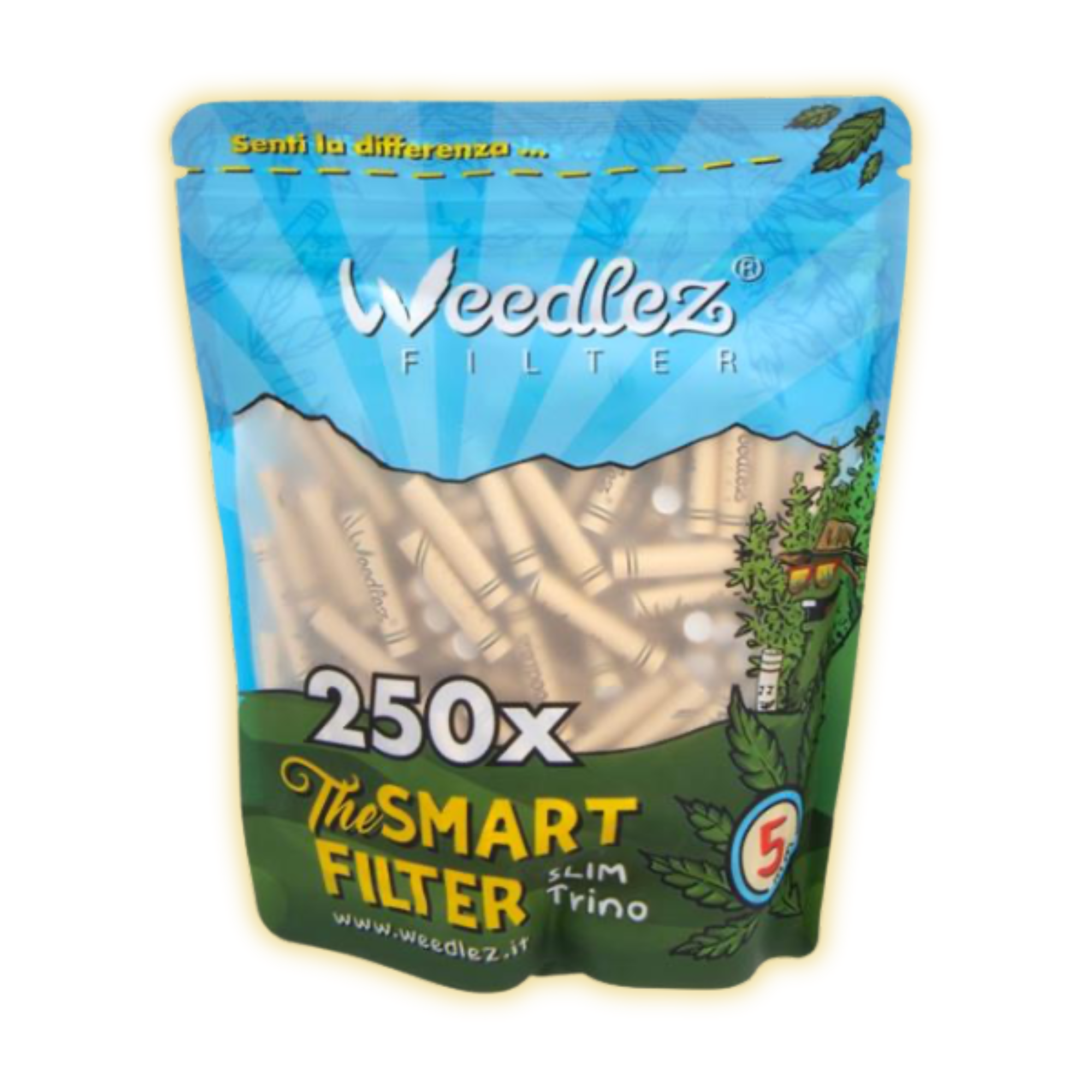 Weedlez Smart Filter 5mm (250er Packung) Aktivkohlefilter kaufen - Golden Leaf Culture