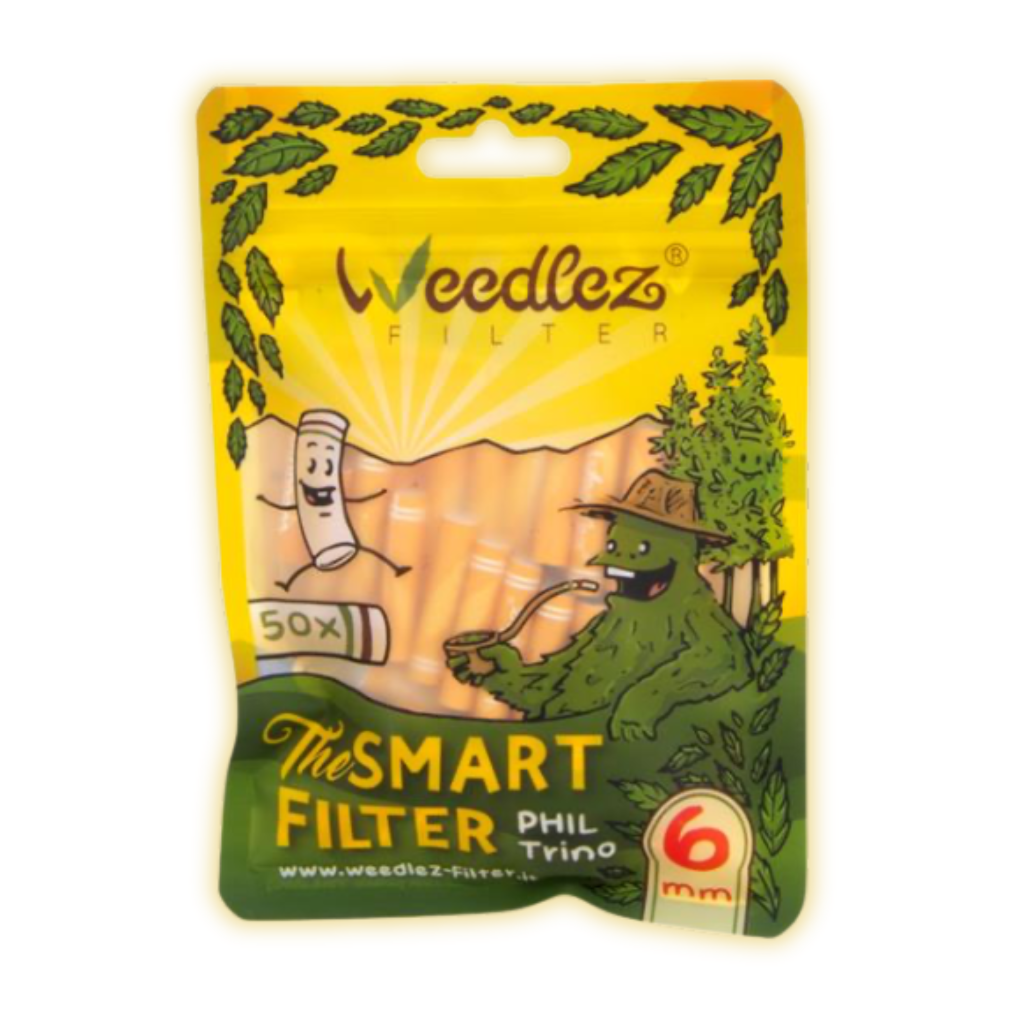 Weedlez Smart Filter 6mm (50er Packung) Aktivkohlefilter kaufen - Golden Leaf Culture