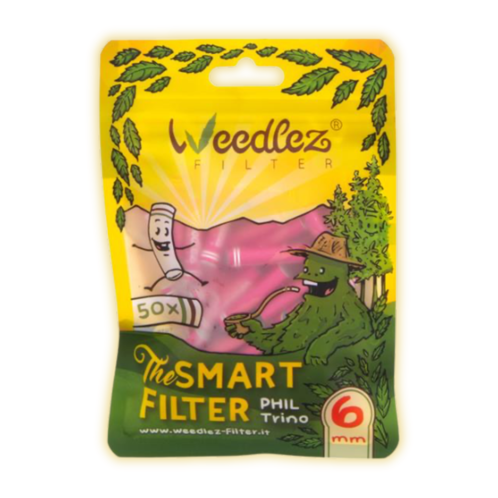 Weedlez Smart Filter 6mm (50er Packung) Aktivkohlefilter kaufen - Golden Leaf Culture