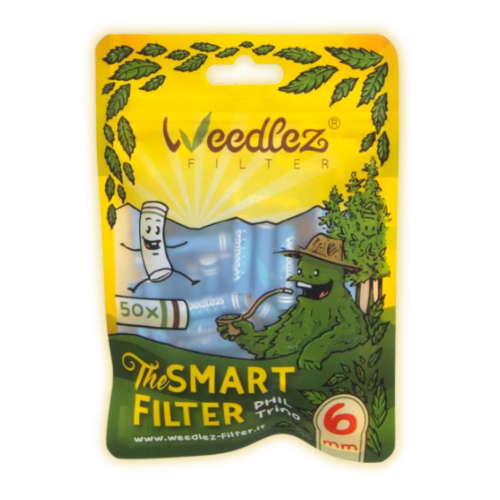 Weedlez Smart Filter 6mm (50er Packung) Aktivkohlefilter kaufen - Golden Leaf Culture