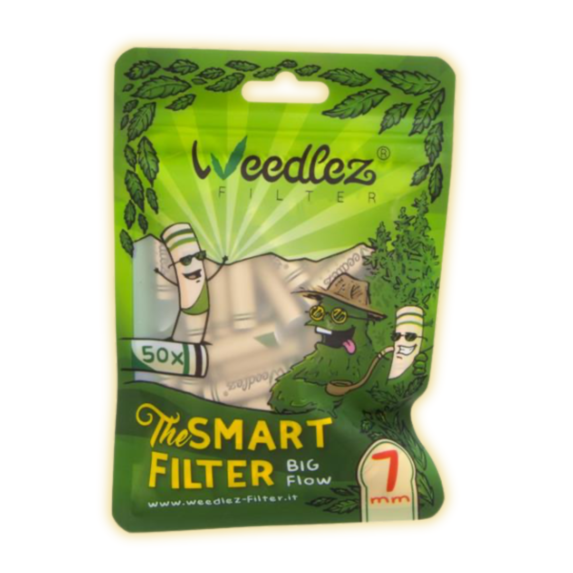 Weedlez Smart Filter 7mm (50er Packung) Aktivkohlefilter kaufen - Golden Leaf Culture